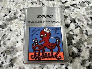 1999年製【ZIPPO/ジッポー MATCHLESS PERFORMANCE GIANT OCTOPUS/LPL】USA