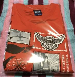 水樹奈々 FLIGHT-LIMITED TEE(Tシャツ) オレンジ? Mサイズ 「NANA MIZUKI LIVE FLIGHT 2014」