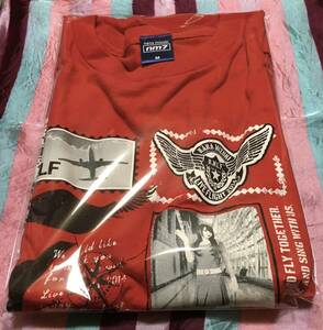 水樹奈々 FLIGHT-LIMITED TEE (Tシャツ) レッド Mサイズ 「NANA MIZUKI LIVE FLIGHT 2014」 山梨会場限定