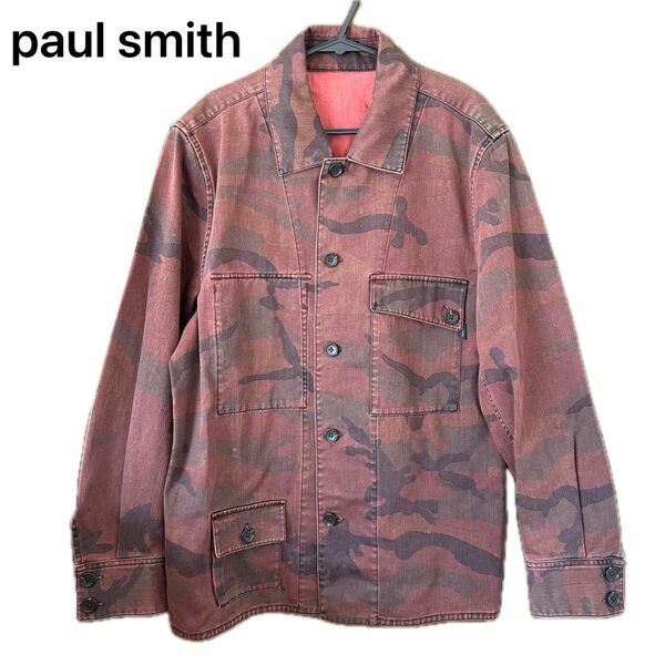 Paul Smith カモフラージュリバーシブルブルゾン ジャケット