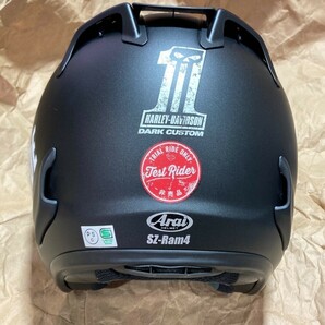 アライ SZ-Ram4 ジェットヘルメット Mサイズ 57〜58cm ガンメタ マットの画像4