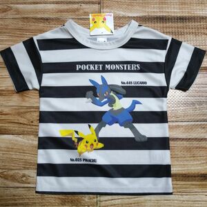 新品 未使用 ポケモン ピカチュウ ルカリオ 半袖 Tシャツ 男の子 100