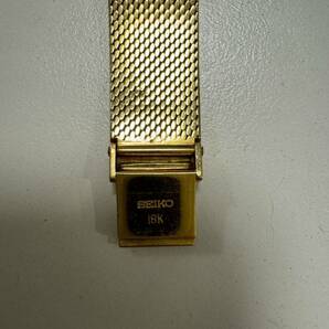 SEIKO CREDOR セイコー クレドール 18K 金無垢腕時計 レディースの画像3