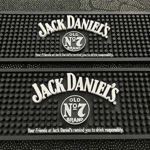 ジャックダニエル バーマット Jack Daniel's キャンプ アウトドア用品 グラスマット 水切りアメリカン雑貨 2枚