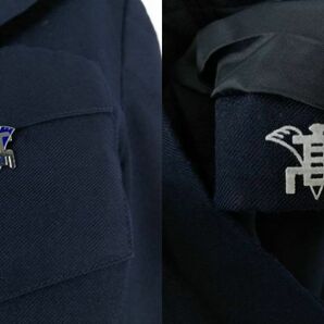 1円 セーラー服 スカート スカーフ 上下3点セット 大きいサイズ 冬物 白3本線 女子 学生服 兵庫姫路南高校 紺 制服 中古 ランクC EY9821の画像7