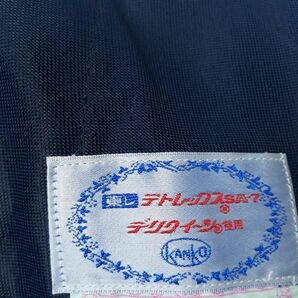 1円 セーラー服 スカート スカーフ 上下3点セット カンコー 冬物 白3本線 女子 学生服 中学 高校 紺 制服 中古 ランクC NA0437の画像10