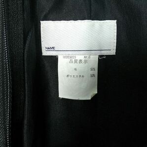 1円 スクールスカート 大きいサイズ 夏物 w72-丈53 ストライプ 中学 高校 プリーツ 学生服 制服 女子 中古 IN5757の画像5