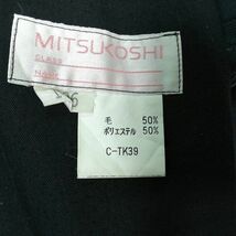 1円 スクールスカート 冬物 w58-丈47 チェック 中学 高校 プリーツ 学生服 制服 女子 中古 IN5731_画像5