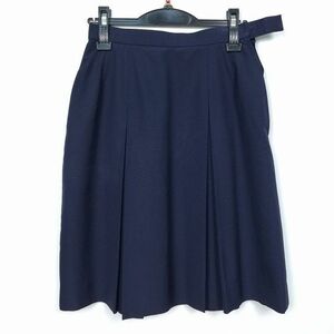 1 иен школьная юбка лето предмет w63- длина 57 темно-синий средний . средняя школа плиссировать школьная форма форма женщина б/у HK6748