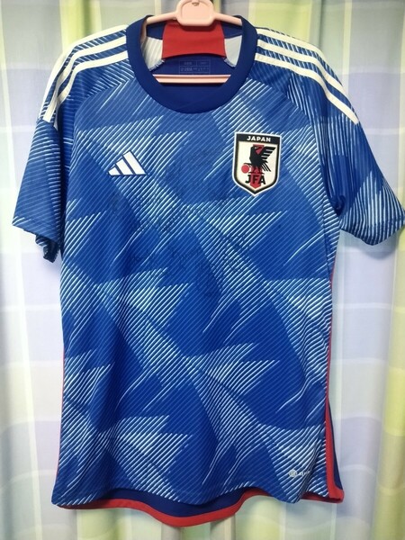 正規品　サッカー日本代表ユニフォーム　カタールワールドカップ　adidas