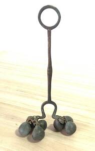 真鍮製 シャーマンベル SHAMAN BELL 鳴り物 鈴 古道具 アンティーク ※中古品