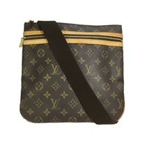 送料無料 中古 ルイヴィトン バッグ LOUIS VUITTON ポシェットボスフォール M40044 モノグラム ショルダーバッグ 保存袋付 147679_画像1