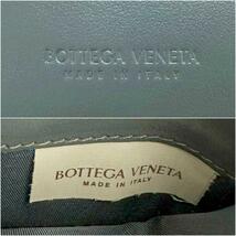 中古AB ボッテガヴェネタ BOTTEGA VENETA イントレチャート スモールカセット 二つ折り RFIDあり レザー レディース 147555　_画像8