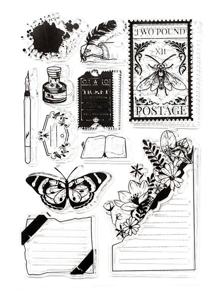 クリアスタンプ924:POSTAGE《2点で15%、3点で20%OFF》