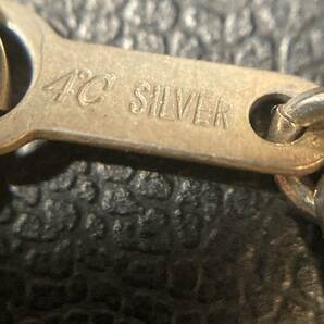 27308 Silverアクセサリー 【4℃ ヨンドシー  SILVER/K10 デザインネックレス チョーカー 重さ：7.4g】 ユーズド品の画像6