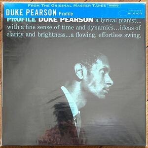 【プレミアム復刻】新品同様　DUKE PEARSON - PROFILE　BLUE NOTE ブルーノート 重量盤