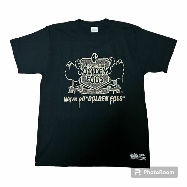 未使用 The World of GOLDEN EGGS ロゴ Tシャツ M