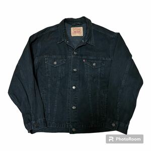 良品 90s USA製 Levi's 70507-4159 ブラック XL