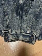 激レア 80s USA製 Levi's 2nd型 ケミカル Gジャン zip L_画像7