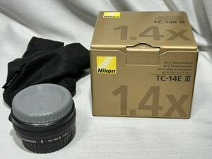 【NIKKOR LENS】AF-S テレコンバーター　TC-14E Ⅲ【美品　Nikon 】