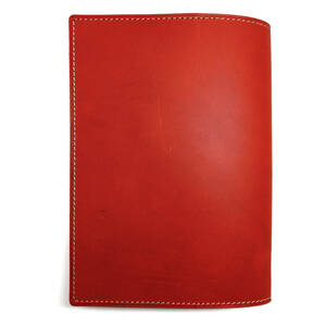 bte-ro original leather library book@ for book cover | red C