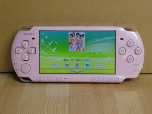 【動作確認バッテリー無】PSP-3000 ピンク キティちゃんケース付き SONY