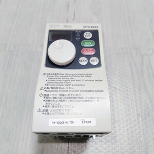 三菱電機MITSUBISHI インバーター0.75KW FR-S520E-0.75K