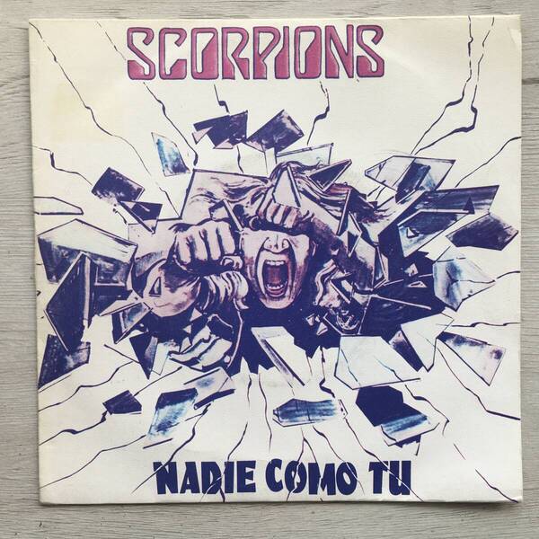 SCORPIONS NO ONE LIKE YOU スペイン盤　PROMOスタンプ