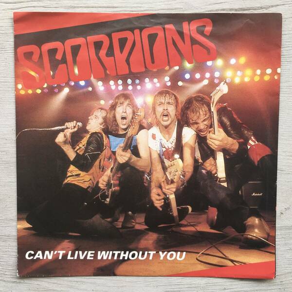 SCORPIONS CAN'T LIVE WITHOUT YOU UK盤