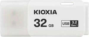 32GB USBフラッシュメモリ USB 3.2 Gen 1 KIOXIA（旧東芝メモリー）TransMemory U301 ホワイト [並行輸入品]