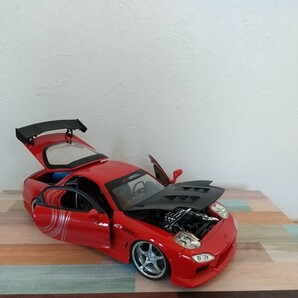 Jadatoys 1/24 MAZDA RX7 マツダRX7 カスタムホイール仕様の画像7