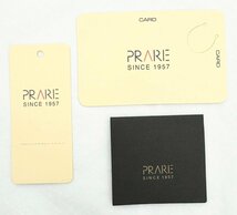 未使用品 Prairie プレリー リング シープ スキン レザー 羊革 本革 ラウンドファスナー 長財布 小銭入有 NP18016 紺 定価￥17,600- 箱付_画像8