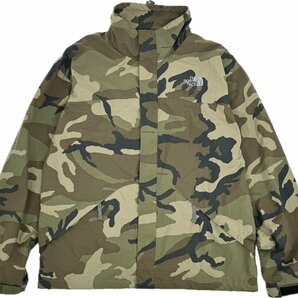 THE NORTH FACE ノースフェイス 「アースリー ジャケット」 迷彩柄 カモフラ ナイロン 裏地メッシュ NP11508 メンズ XL カーキ 国内正規品の画像1