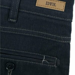 EDWIN エドウィン デニスラ ストレッチ デニム セットアップ スーツ テーラード ジャケット パンツ EDB804 EDB102 L W32 紺 定価￥23,650-の画像7