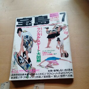 宝島　1987年 ラジカルスケート大図解　古雑誌　アンティーク　レトロ