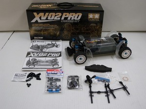 C5635◆TAMIYA タミヤ XV-02 PRO オプション組込 組立済 中古現状渡し