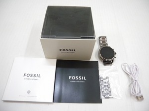 C5640★FOSSIL フォッシル スマートウォッチ FTW4024 動作確認済 中古現状渡し