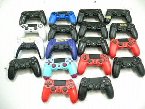 C5457*DUAL SHOCK4 / DUAL SENSE controller complete set set large amount set sale * no check contains present condition delivery [ Junk ]