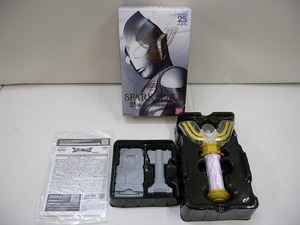 C5796* Bandai Ultra replica Spark Len s25th Anniversary ver. operation check settled used present condition delivery 