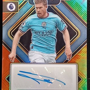 【25/25】 Panini Select EPL Soccer Kevin De Bruyne Auto 直筆サイン ラストナンバー Tie-Dye Manchester Cityの画像1