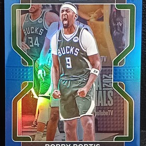 【9/199】2021-22 Panini Prizm Basketball Bobby Portis NBA ジャージナンバー Blue Bucks の画像1