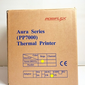 ♭♭【1円スタート】 POSIFLEX Aura Series Thermal Printer サーマルプリンター PP7000 長期保管品 通電のみ確認 目立った傷や汚れなしの画像1