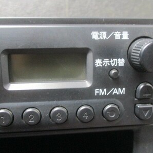 3886 EBD-DA64V エブリィ スクラム DG64V ラジオ 純正 小物入れ付 39101-68H10-000 平成24年11月 動作テスト済の画像2