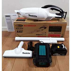  new goods * unused Makita 18V rechargeable cleaner charger set CL180FDZW