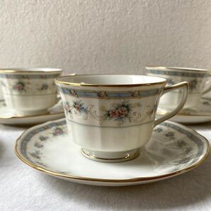 Noritake Ivory China アイボリーチャイナコーヒーカップ 5客セット 未使用品 カップ&ソーサー ノリタケ 箱付き の画像2