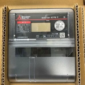 ◆7台セット！ 三菱電機 普通電力量計 誘導形互換タイプ 単独計器 各種アンペア M2PM-R 1P3W 100V 【120/60/30A】 50Hz 検定品の画像3