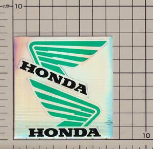  Honda HONDA wing tent gram sticker green 