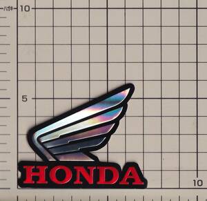 ホンダ HONDA ウィング ホログラム ステッカー 赤 左向き