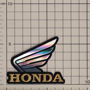 ホンダ HONDA ウィング ホログラム ステッカー ゴールド 金色 gold 左向きの画像1