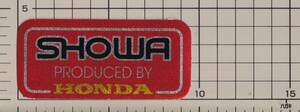  Honda wing SHOWA spangled sticker red 